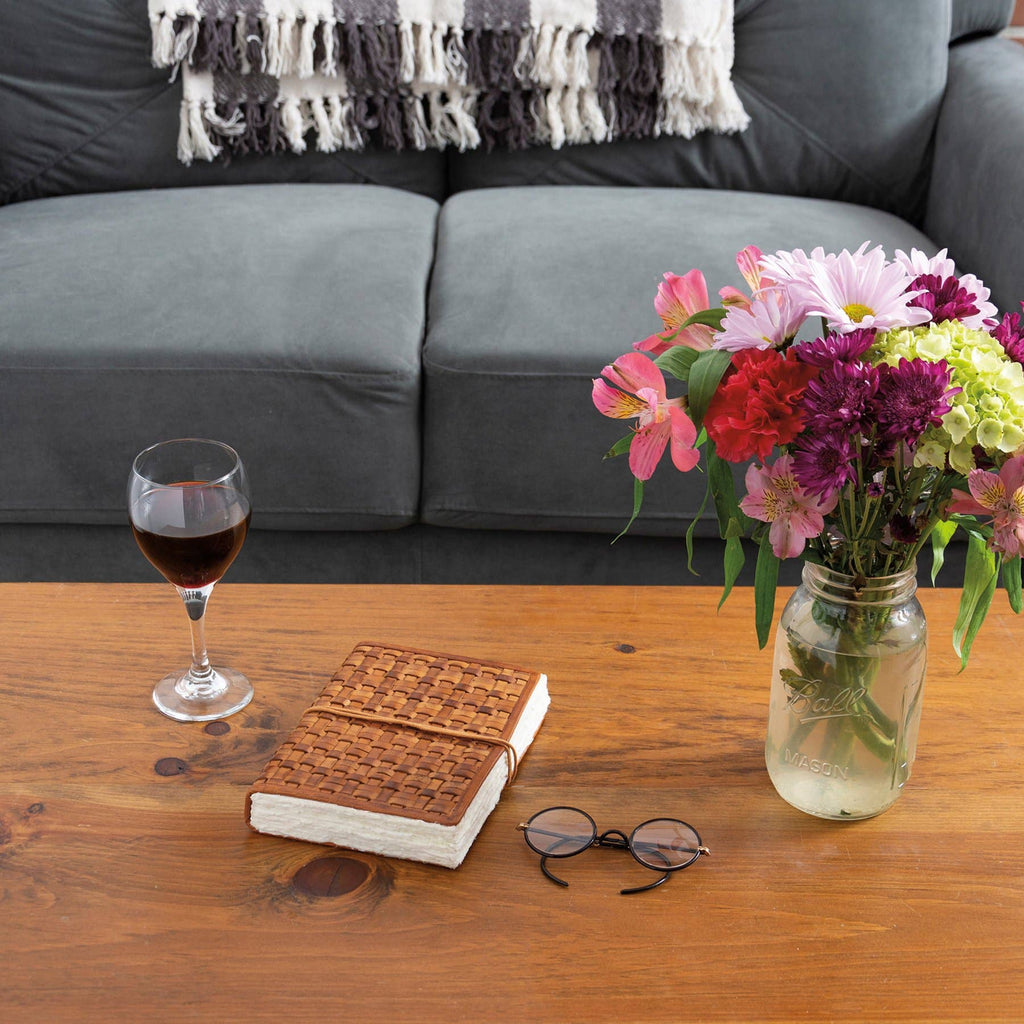 Woven Leather Journal