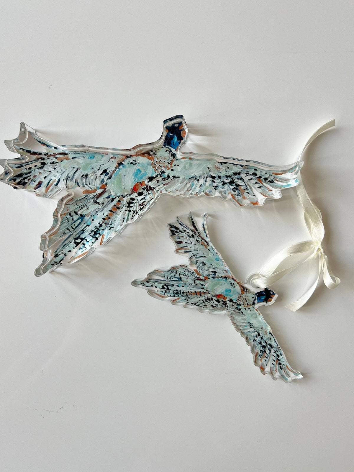 Pheasant Acrylic Christmas Ornament | Wreath Charm WHOLESALE