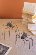 Clay & Wire Spiders (Set of 2)