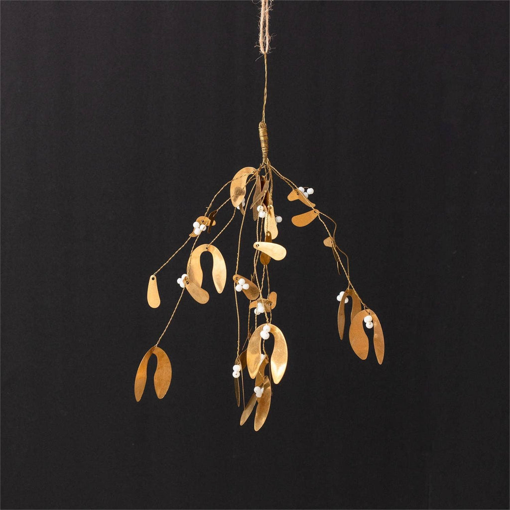 Gold Mistletoe Swag