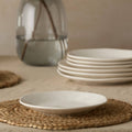Linen Cream Salad Plate