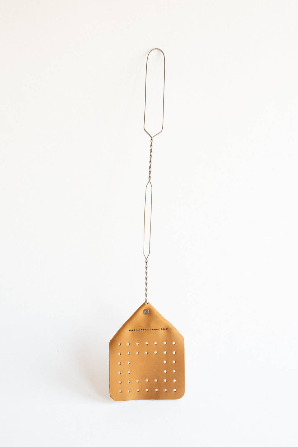 Leather Flyswatter, Camel